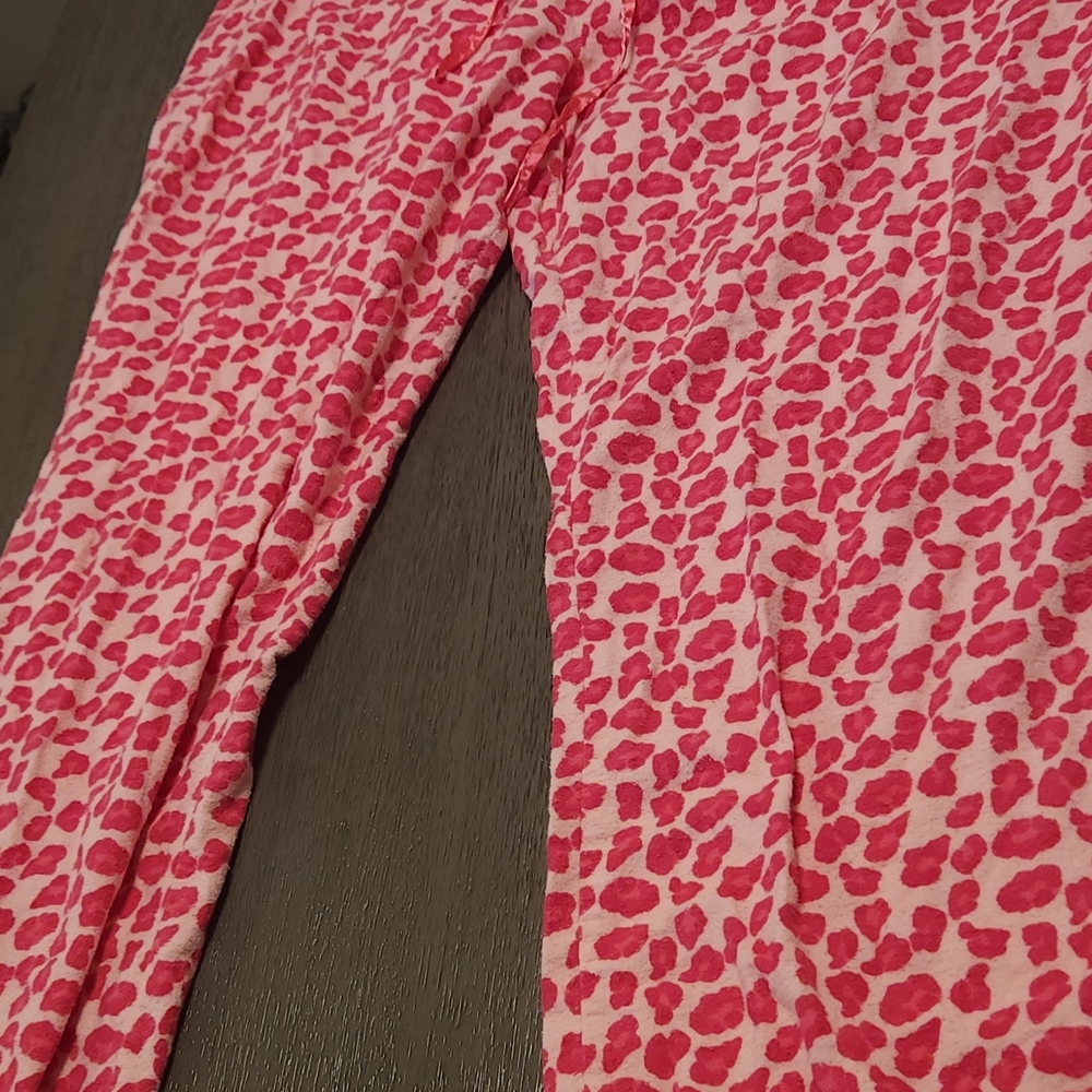 Pink Leopard Print Pants